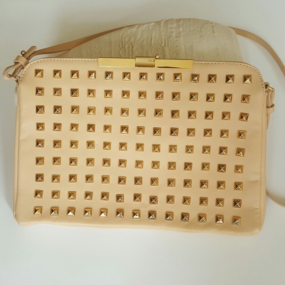 Zara Studded Leather Bag - Picture 1 of 12